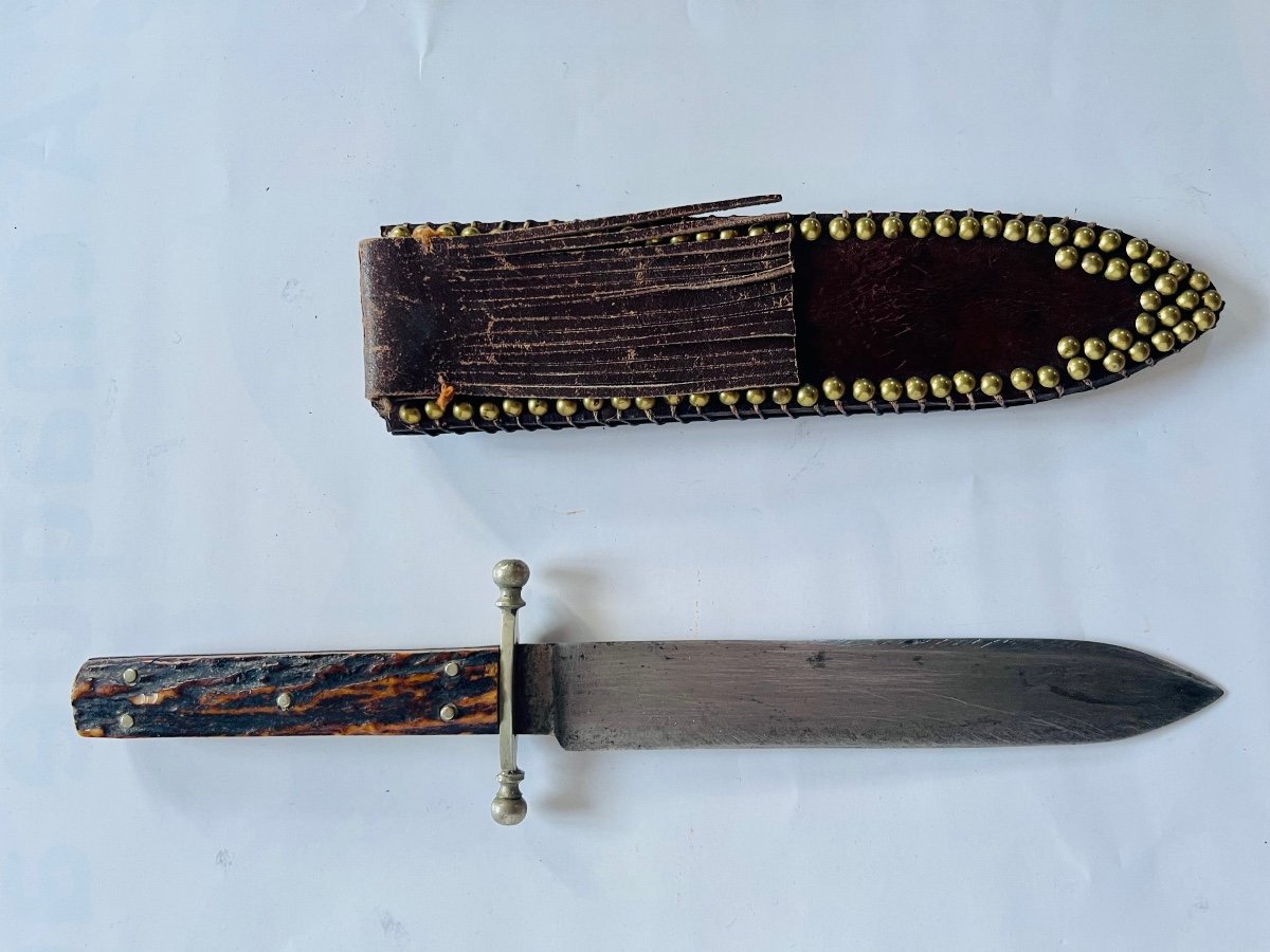 Thos And Co Sheffield Bowie Knife-photo-3